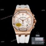 Super Clone Audemars Piguet Royal Oak Offshore Lady watch Rose Gold Diamond White Dial_th.jpg